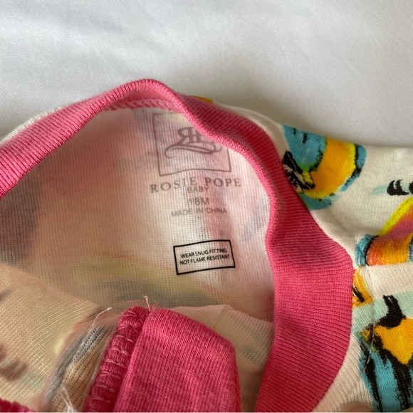 Rosie Pope Parrot Footie Sleeper Pajamas Size 18 months - Picture 2 of 11